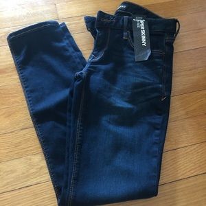 NWT EXPRESS Low Rise Super Skinny Jeans 0Short